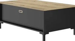 Gautier - Diagone Couchtisch Manchester | Mit Ablagefläche | 109 x 60 x 36 cm | Helvezia Oak Design