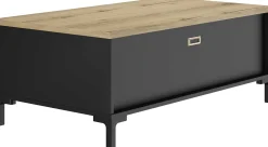 Gautier - Diagone Couchtisch Manchester | Mit Ablagefläche | 109 x 60 x 36 cm | Helvezia Oak Design