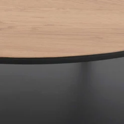 Emob Couchtisch Marvin Ø80 - Wildeiche/schwarz