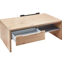 Emob Couchtisch Medina 110x65cm 2 Schubladen - Eiche