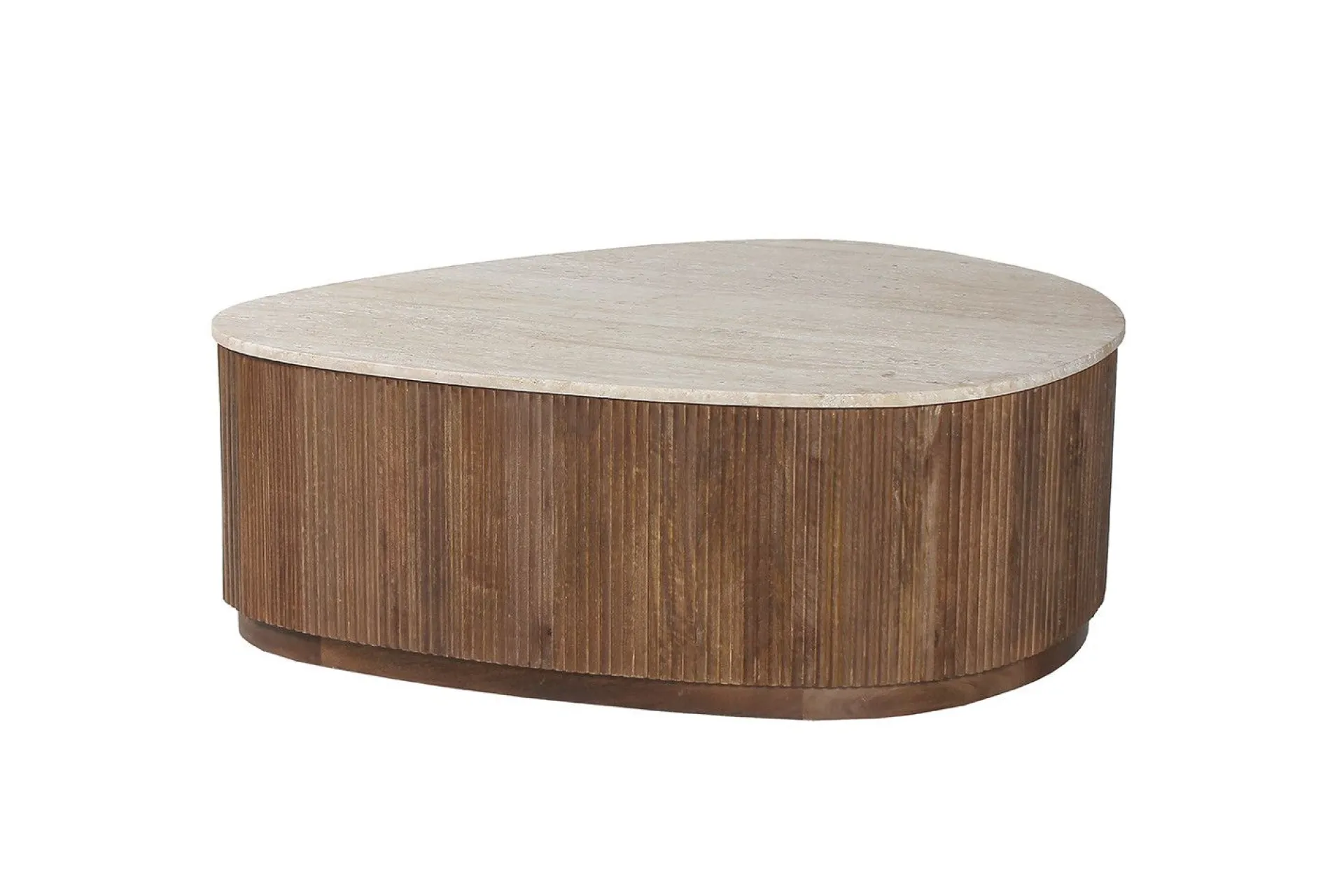 Rousseau Couchtisch Nolan | 100 x 80 x 35 cm | Design Travertin