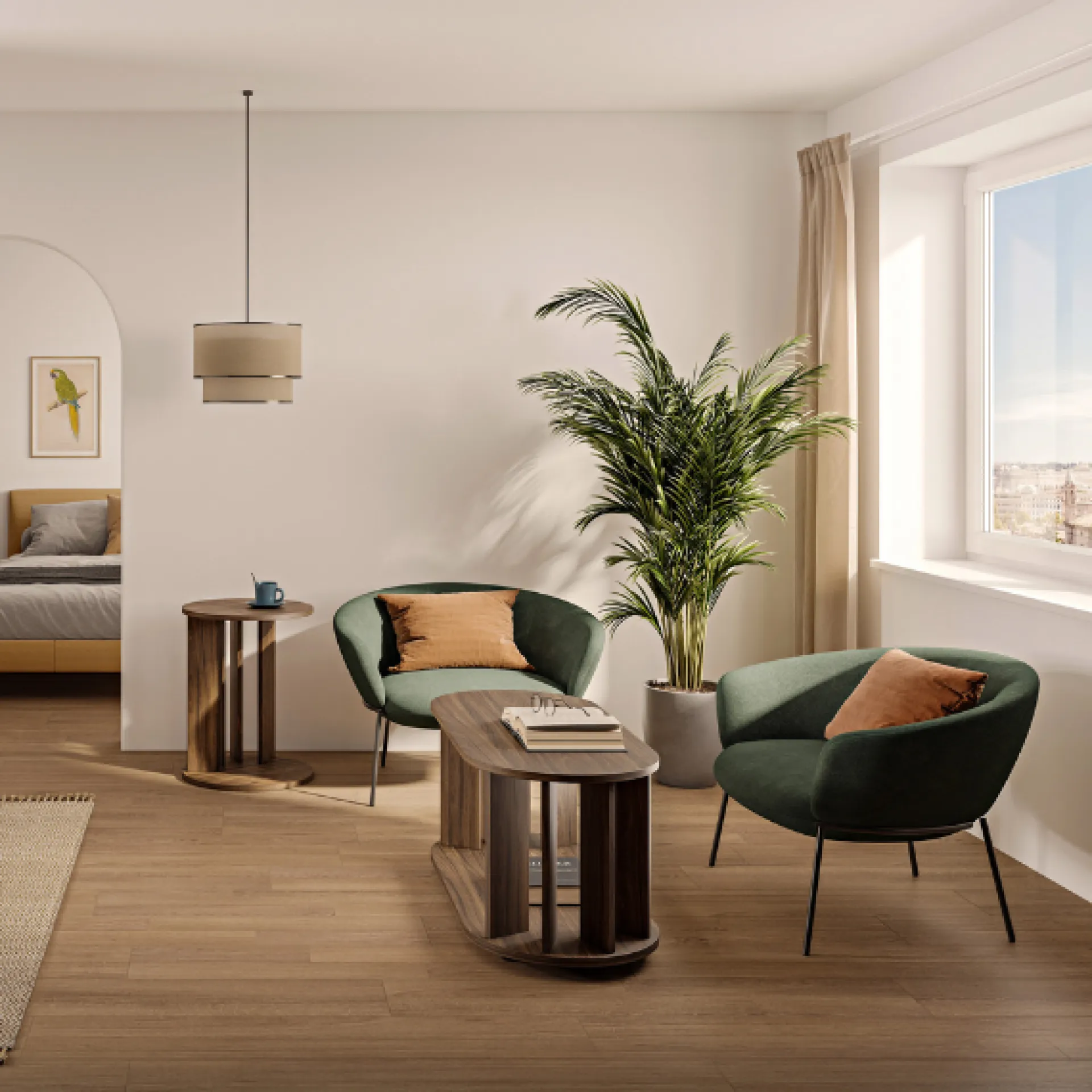 Temahome Couchtisch Nori Nussbaum