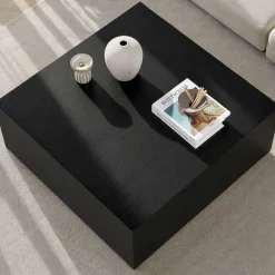 Emob Couchtisch Prizma - 100% MDF - Holz - 35 x 90 x 90 cm