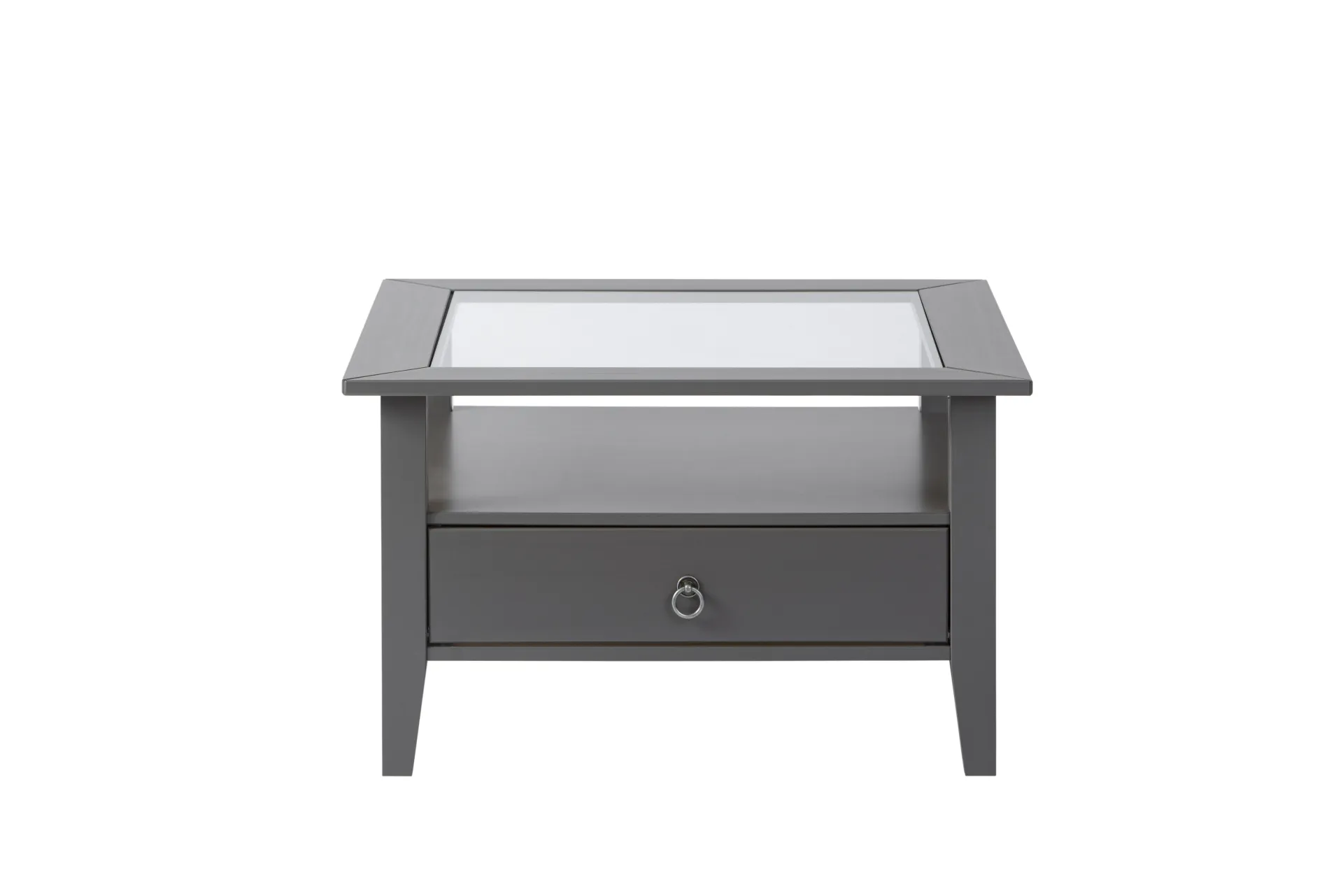 Interlink Couchtisch Provence | Melaminharzbeschichtung | 75 x 75 x 45 cm | Mit Ablageschublade | Farbe: