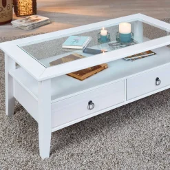 Interlink Couchtisch Provence mit 2 Schubladen -