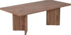 Emob Couchtisch Sabin - 100% MELAMINE - Atlantik-Kiefer - 40 x 60 x 119 cm