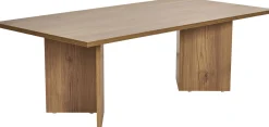 Emob Couchtisch Sabin - 100% MELAMINE - Eiche - 40 x 60 x 119 cm