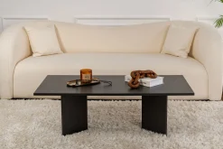 Emob Couchtisch Sabin - 100% MELAMINE - Holz - 40 x 60 x 119 cm