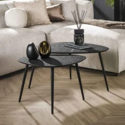 Emob Couchtisch-Set Dragusin | 80 x 59 x 41 cm |