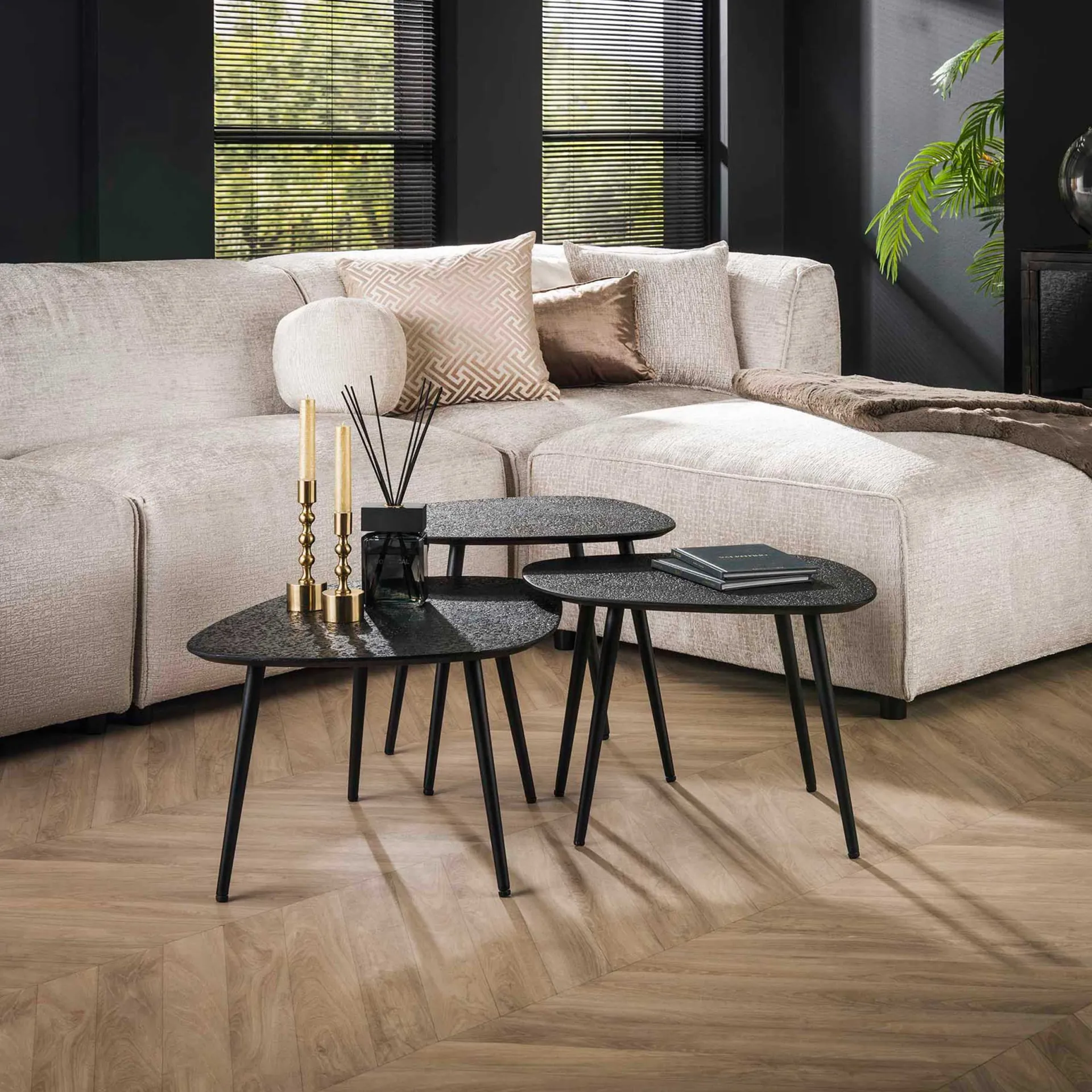 Emob Couchtisch-Set Dragusin | 62 x 51 x 36 cm |