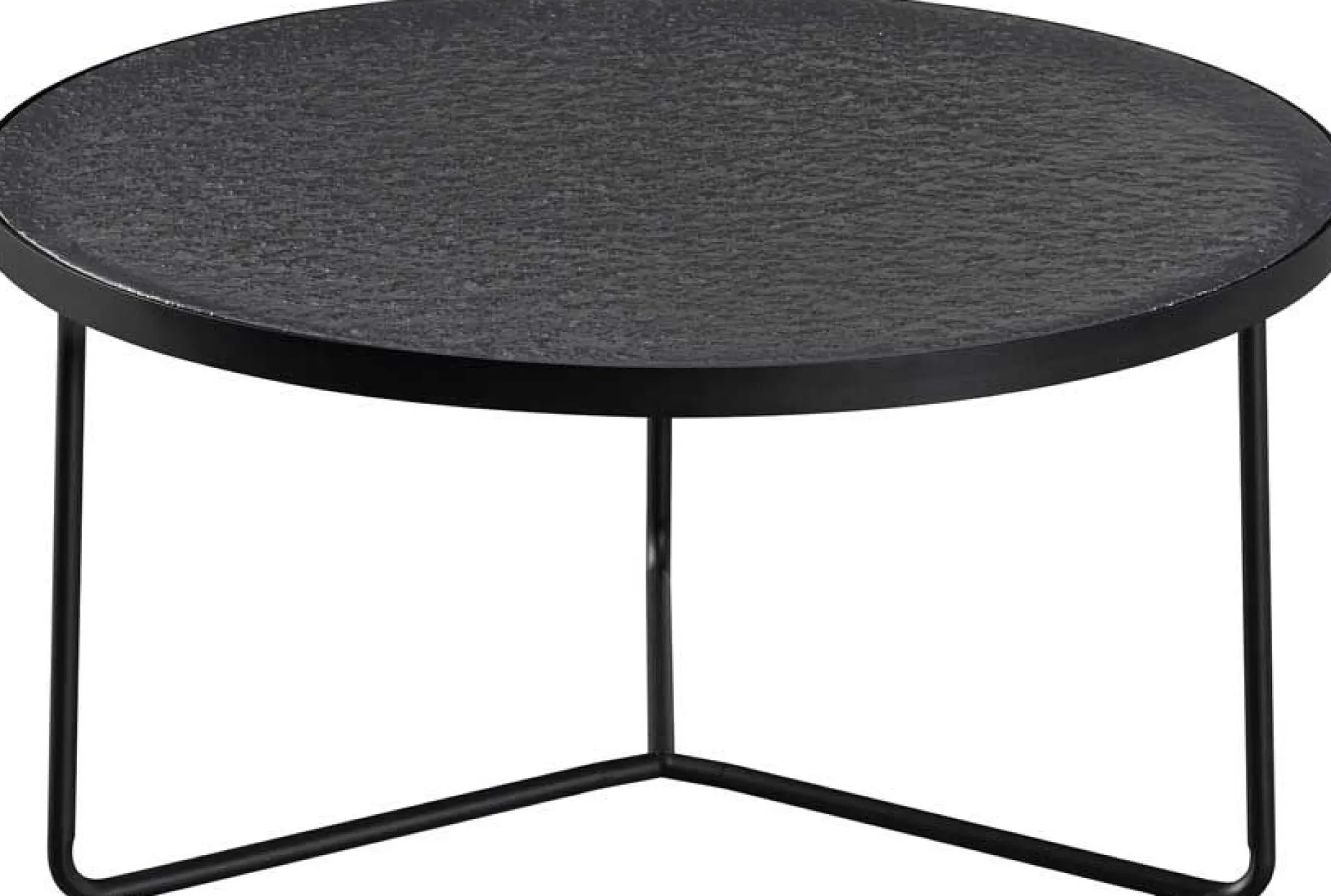 Rousseau Couchtisch-Set Melia - Ø50x50cm und Ø80x40cm - Glas -