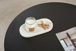Emob Couchtisch Soleil - 100% MELAMINE - Holz - 40 x 90 x 90 cm