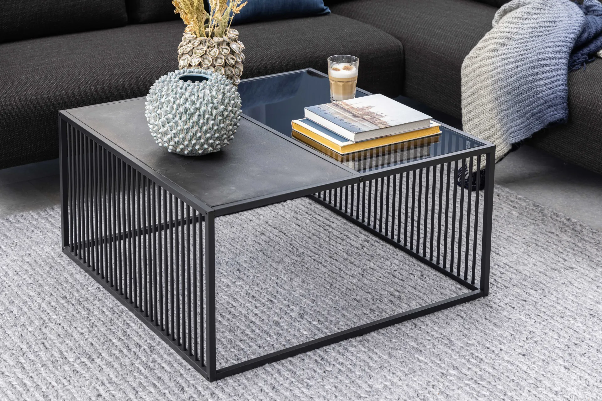 Emob Couchtisch Strington 80x80 cm -