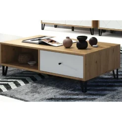 Trendteam Couchtisch Touch | 110 x 60 x 37 cm | Artisan Oak Design