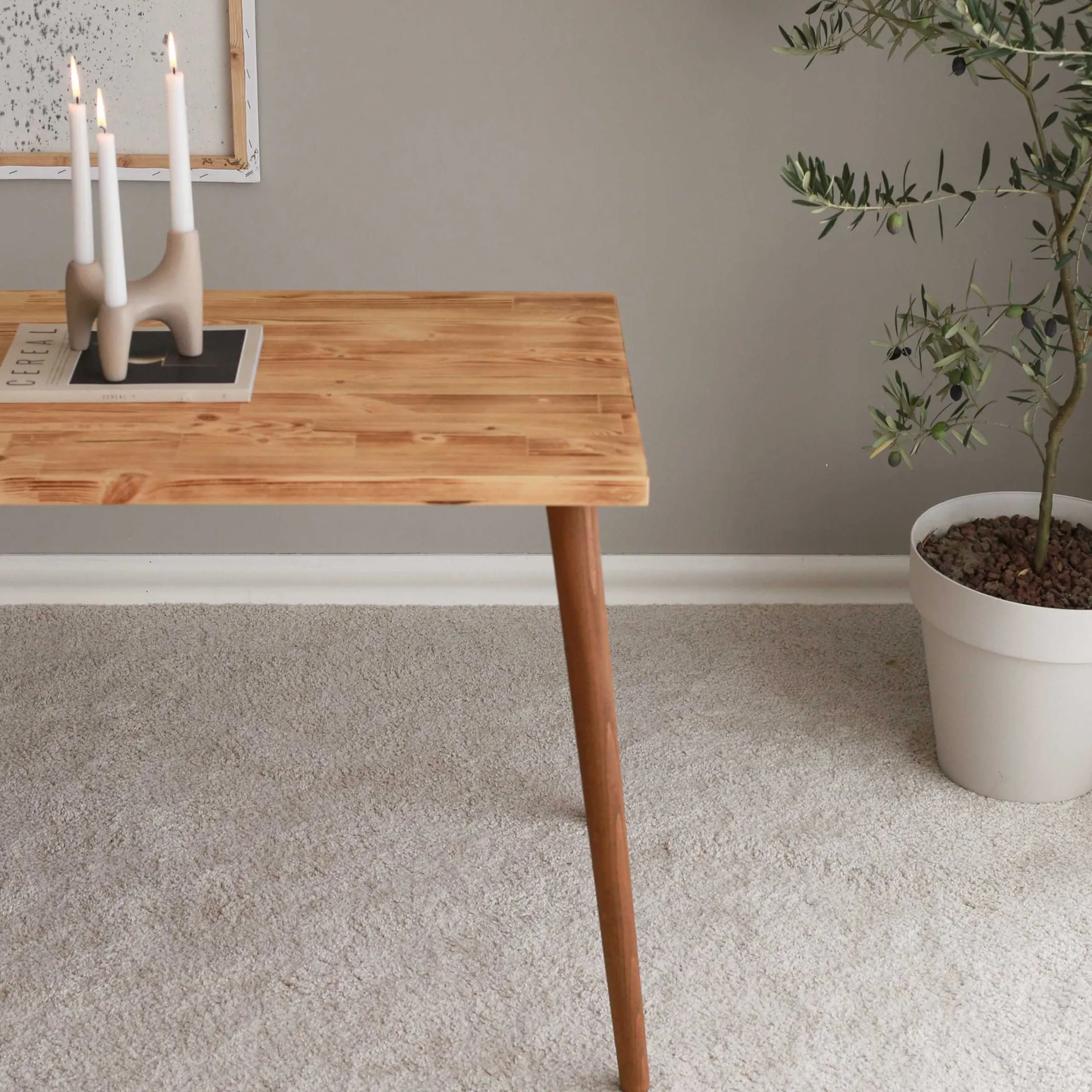 Emob Cozy Schreibtisch | Kiefernholz | Eiche
