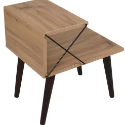 Emob Cross Nachttisch | 100 % MELAMIN | Kiefer
