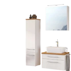 Held DasaBadezimmer : Säulenschrank, Spiegelschrank, Waschtischschrank -