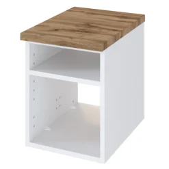 DasaBadezimmer : Wandregale, 2x Spiegel, Waschbeckenschrank - weiß