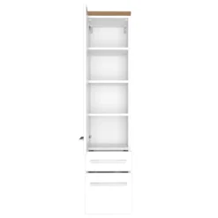 DasaBadezimmer : 2xs Spiegel, Waschbeckenschrank, Säulenschrank - weiß