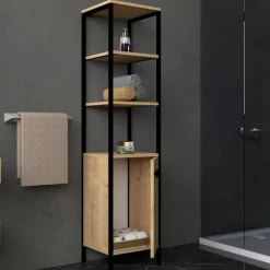 Derin Badezimmerschrank | 100 % MELAMIN | Saphir, Anthrazit