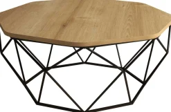Emob Diamond Couchtisch | 100 % MELAMIN | Eiche