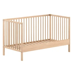 DinoKleinkindzimmer : Kleinkindbett 70x140cm und Wickeltisch - Kieferholz