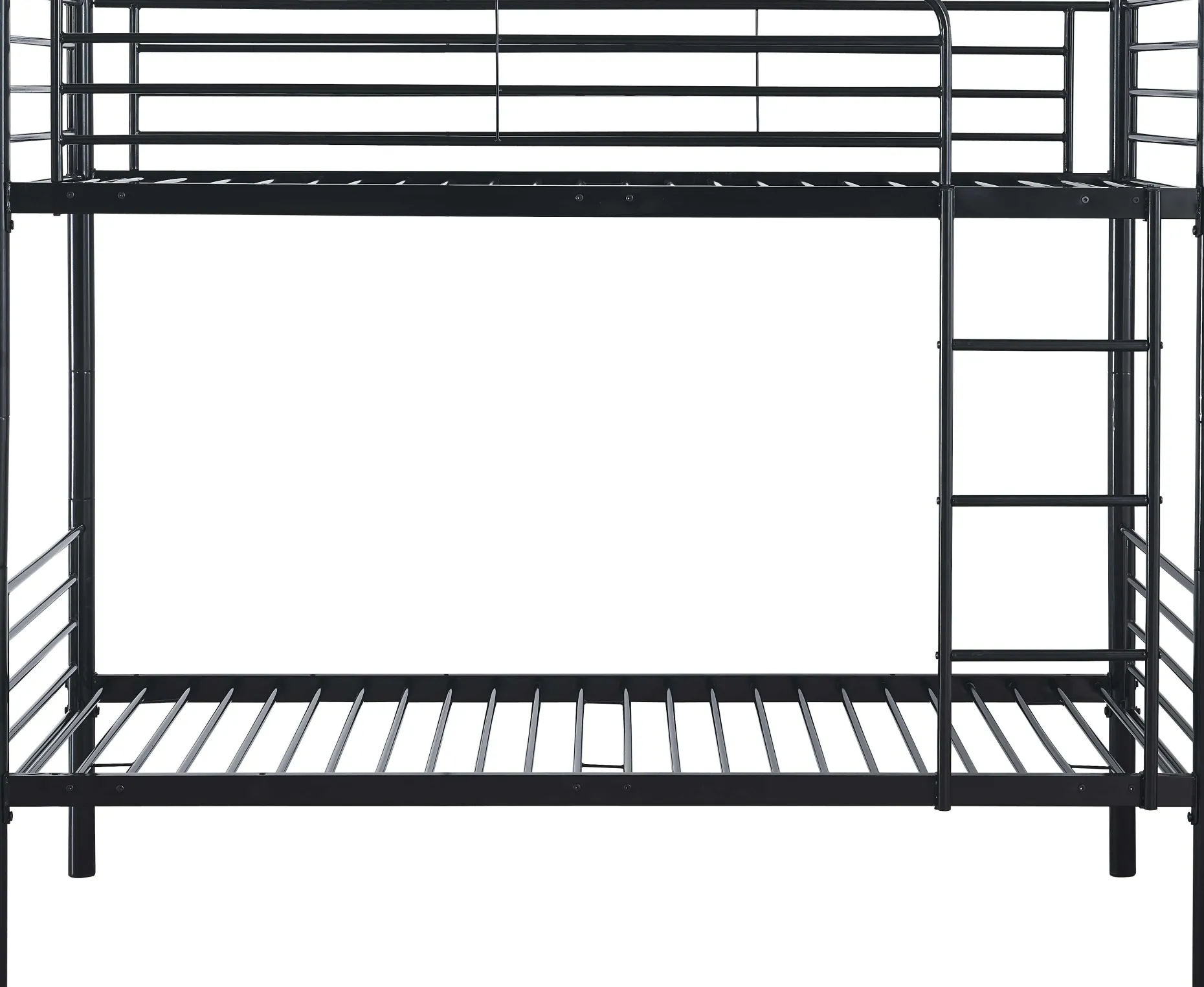 Dixie Etagenbett 90x200cm - Metall - mattschwarz