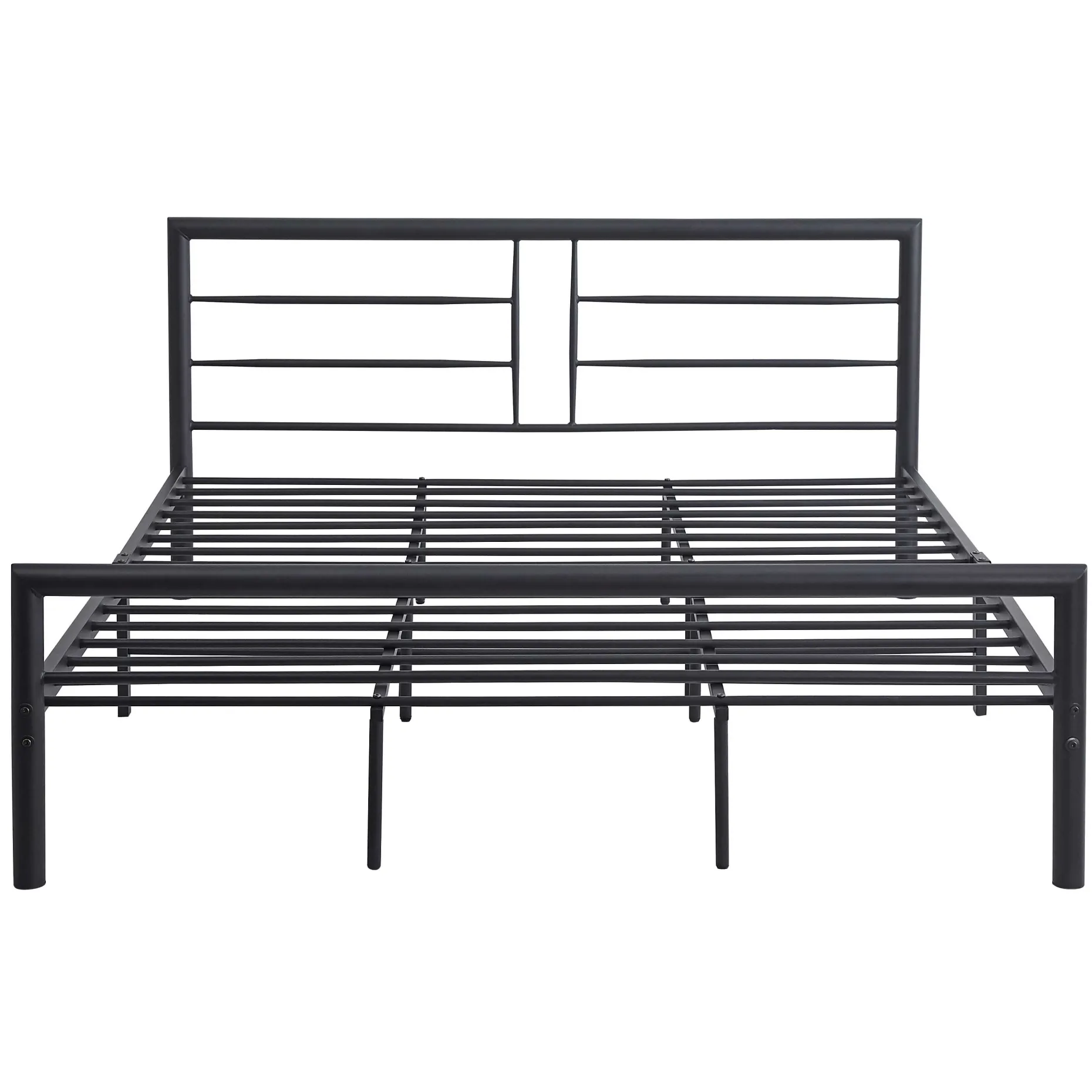 Dixon Metall-Doppelbett - 160x200cm - mattschwarz