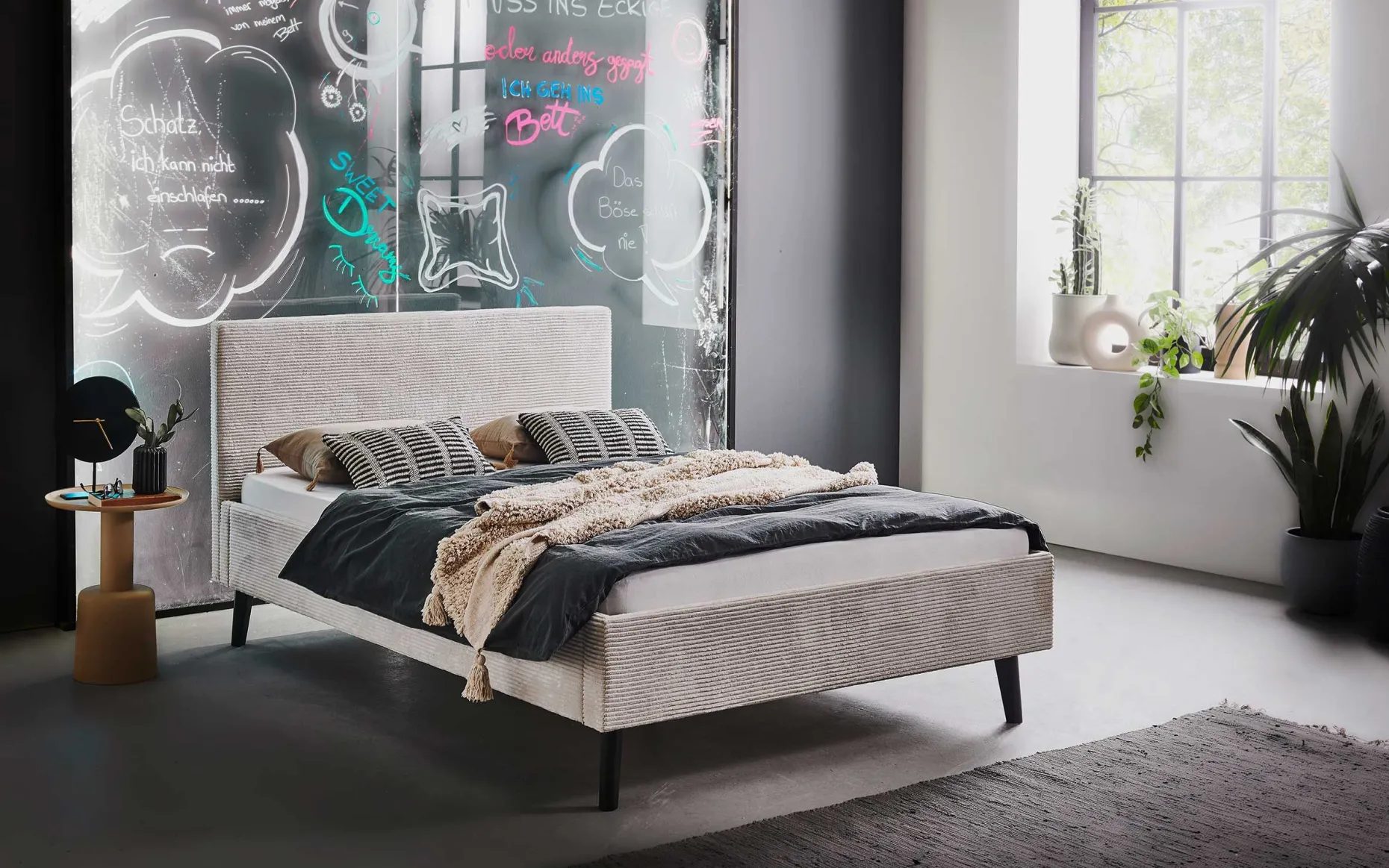 Doppelbett Avola | 140 x 200 cm | Design Beige