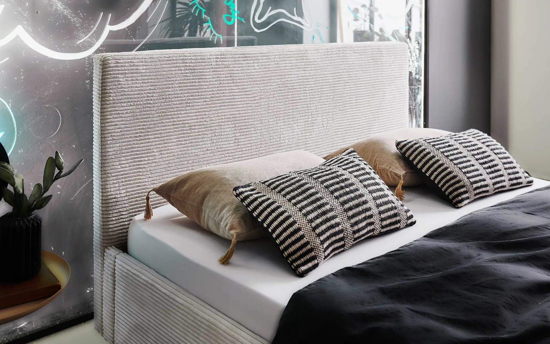 Doppelbett Avola | 140 x 200 cm | Design Beige