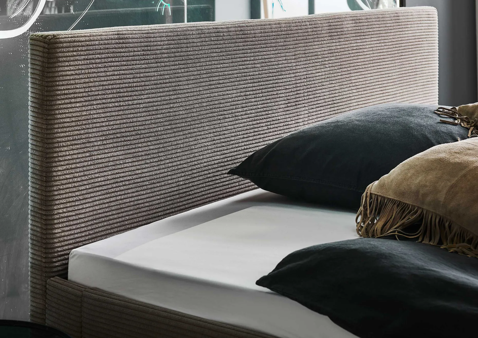 Doppelbett Avola | 180 x 200 cm | Design Taupe