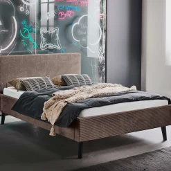 Doppelbett Avola | 140 x 200 cm | Design Taupe