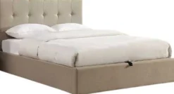 Doppelbett Corbi mit Lagerung 140x200 - Sand
