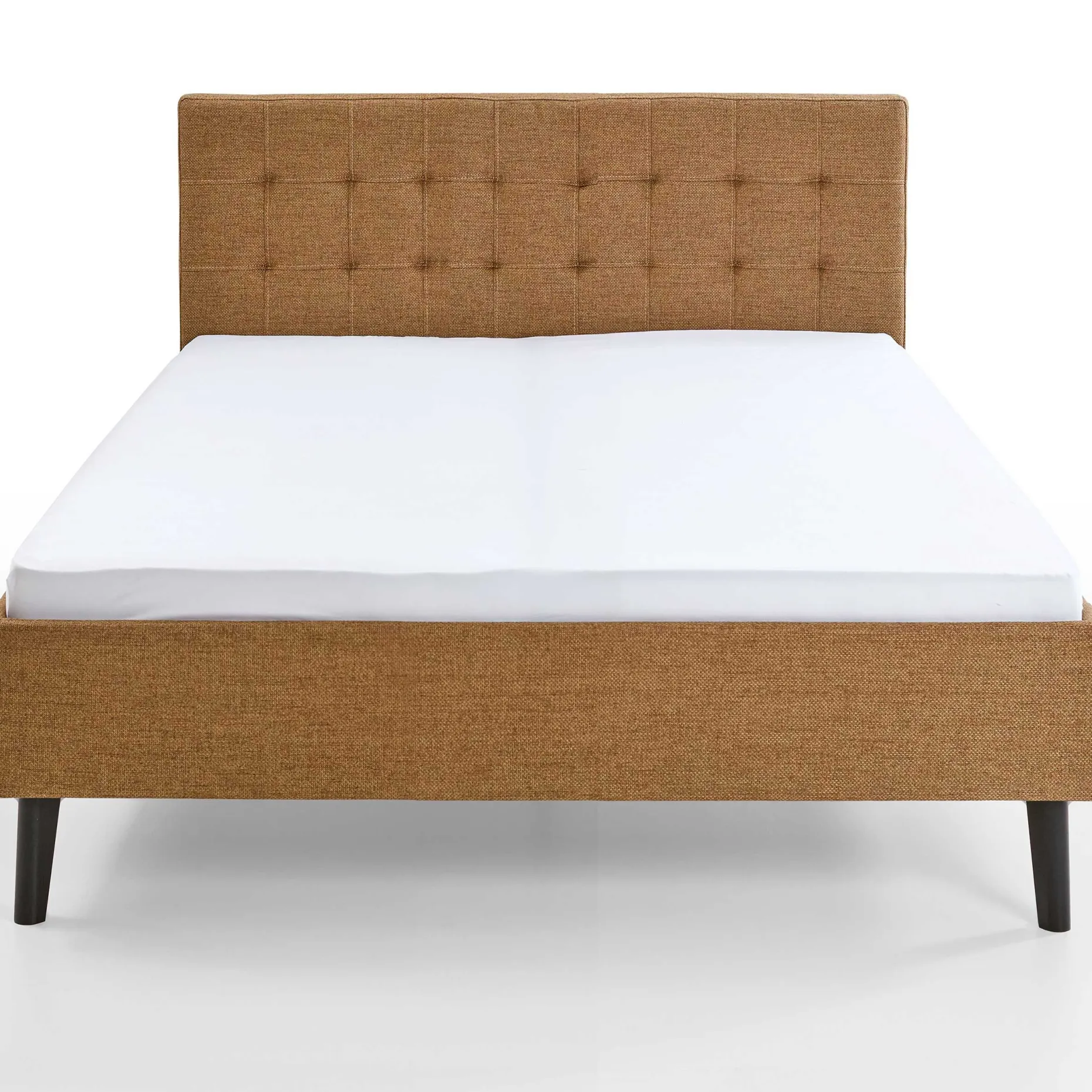 Doppelbett Empire | 140 x 200 cm | Ockerfarbenes Design