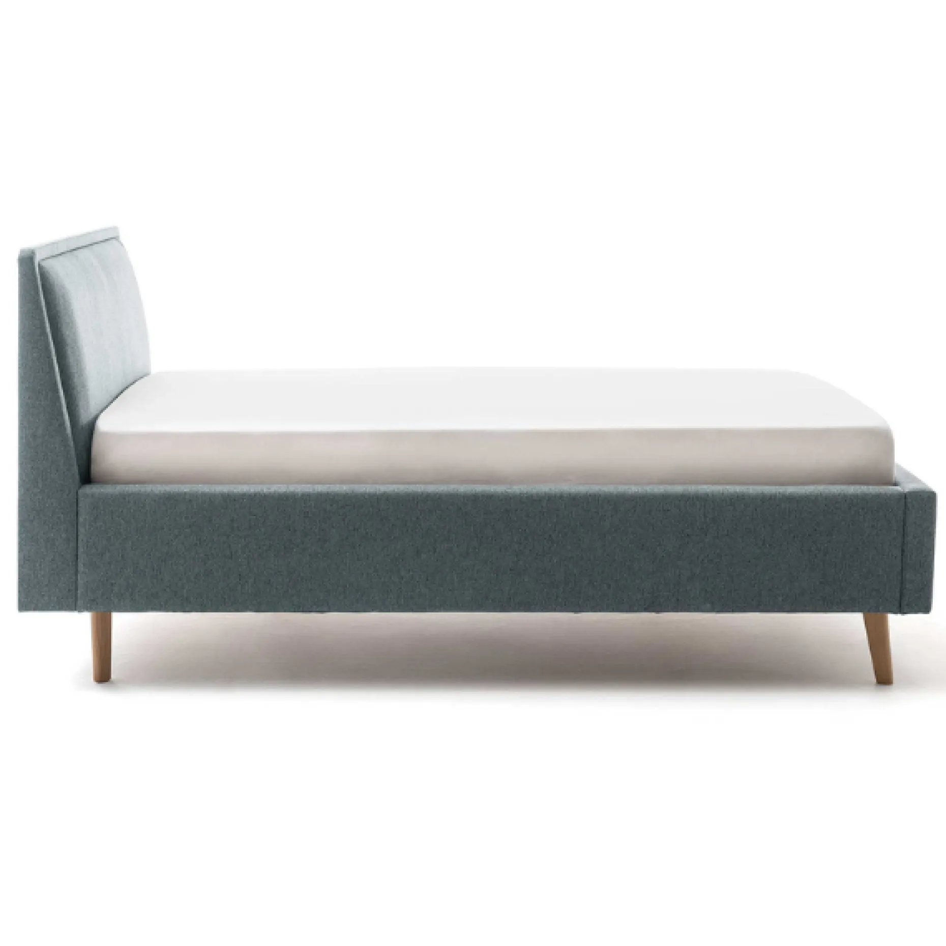 Doppelbett Estee 140x200 - blau/eiche