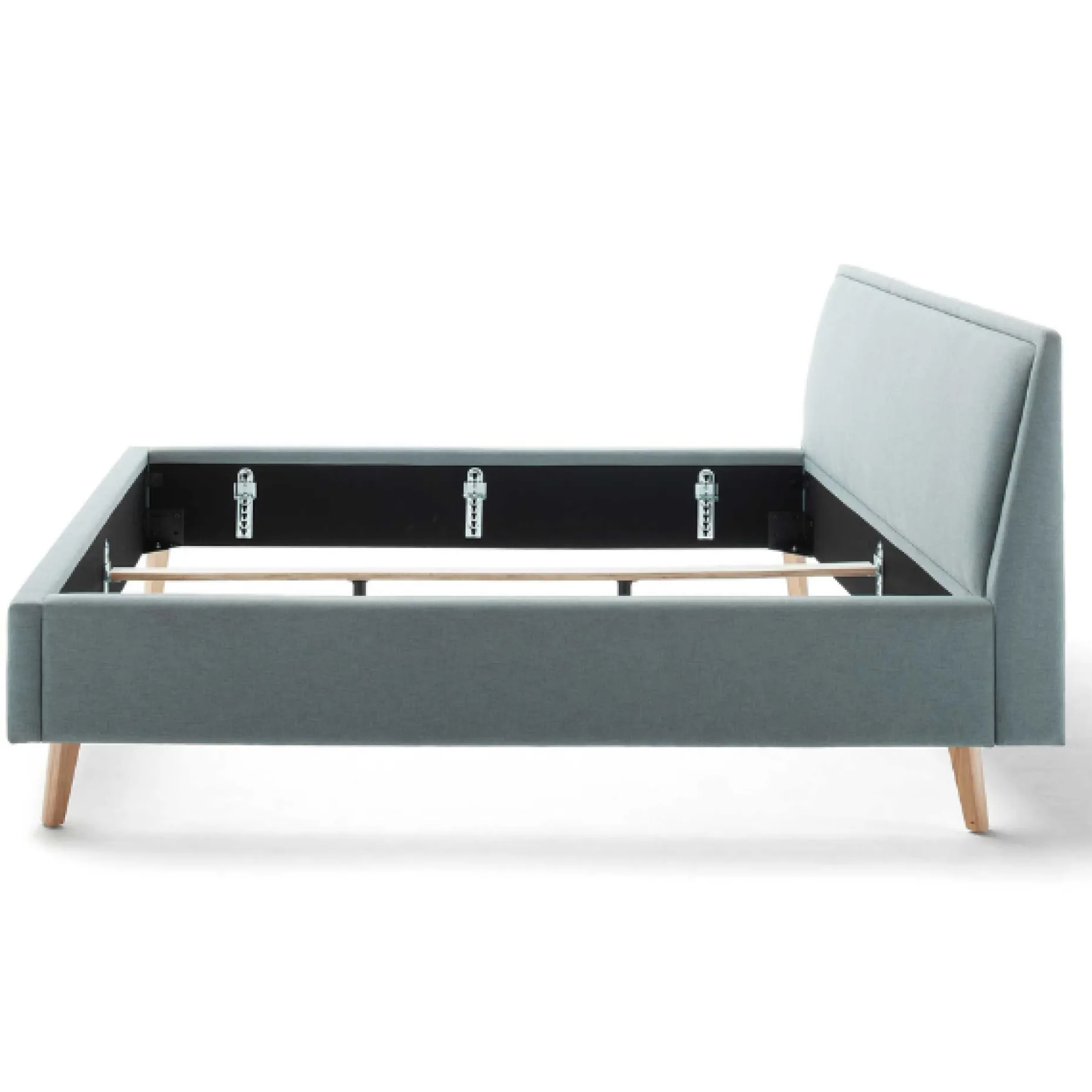 Doppelbett Estee 180x200cm - eisblau/eiche
