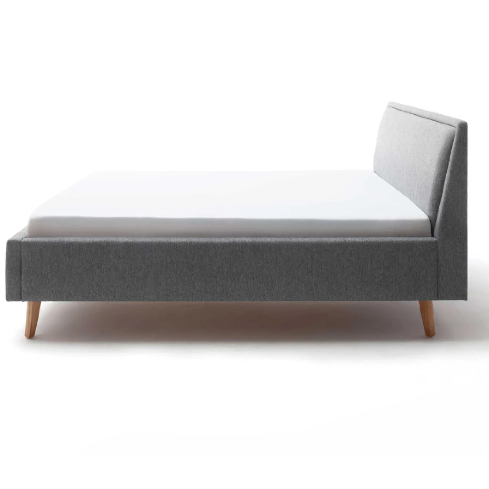 Doppelbett Estee 180x200cm - grau/eiche