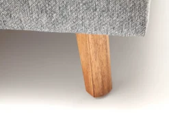Doppelbett Estee 140x200 mit Stauraum - grau/ocker