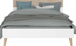 Doppelbett Hardy 140x200 - Molke/Eiche