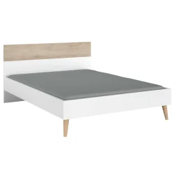 Doppelbett Hardy 160x200 - Molke/Eiche