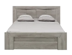 Doppelbett Hayden mit Schublade 140x190 - Eiche hellgrau