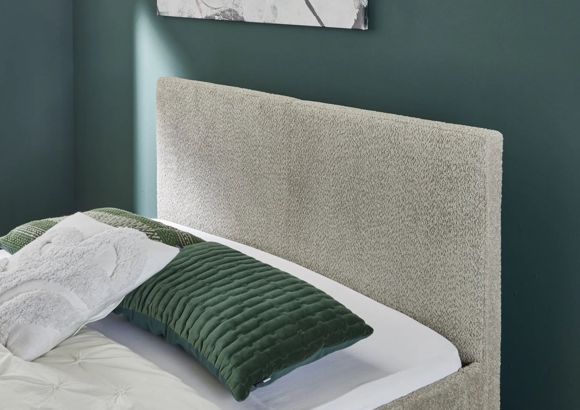 Doppelbett Kreta | 140 x 200 cm | Design Taupe