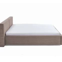 Doppelbett Kubrik 180x200cm Rippensamt - taupe