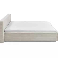 Doppelbett Kubrik 180x200cm Rippensamt - beige
