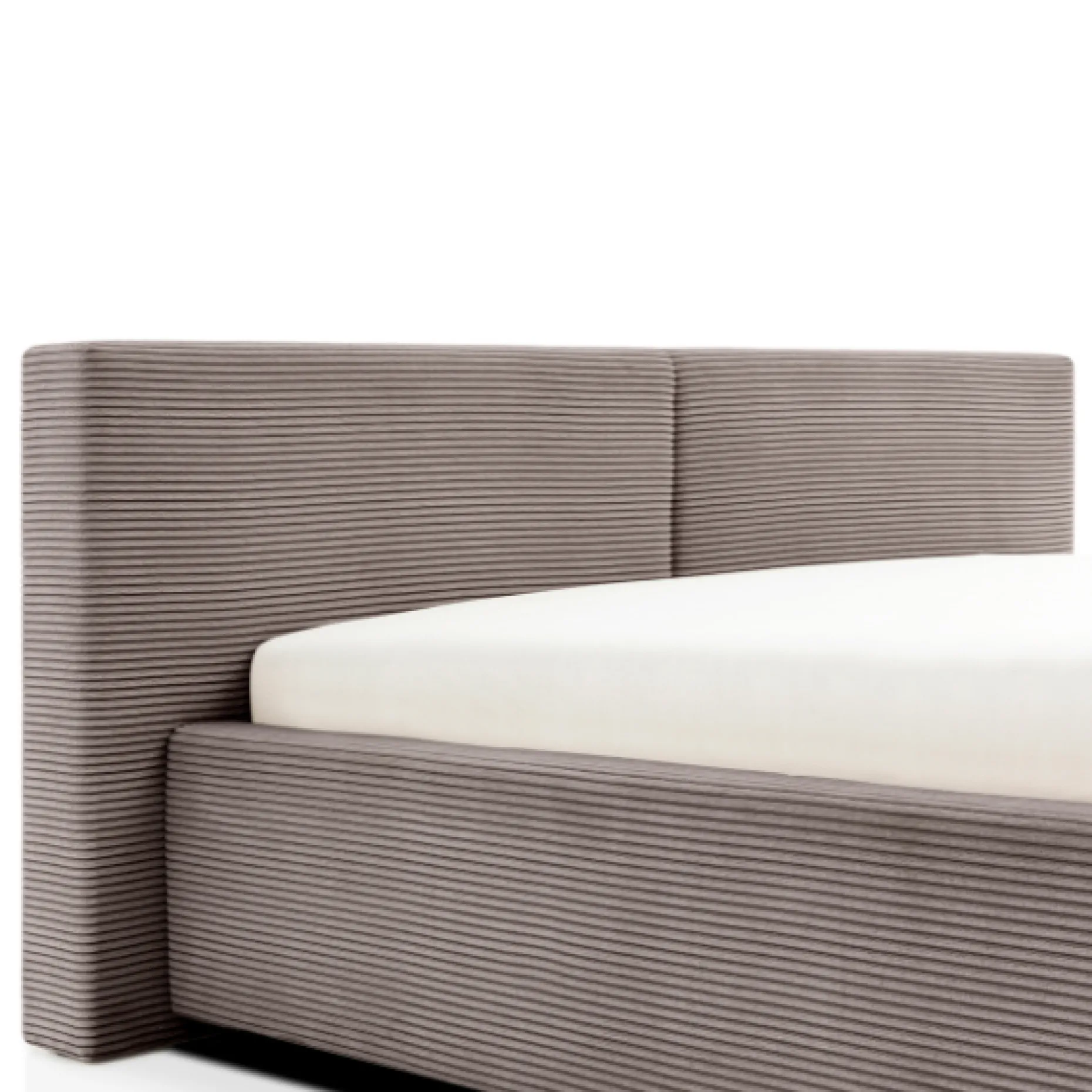 Doppelbett Kubrik | 140 x 200 cm | Taupe
