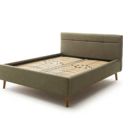 Doppelbett Laika 160x200cm mit Stauraum - moosgrün