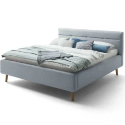 Doppelbett Laika 180x200cm mit Stauraum - blau
