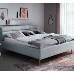 Doppelbett Laika 180x200cm mit Stauraum - blau