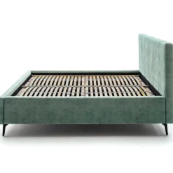 Doppelbett Lizzie 160x200cm mit Stauraum - grün