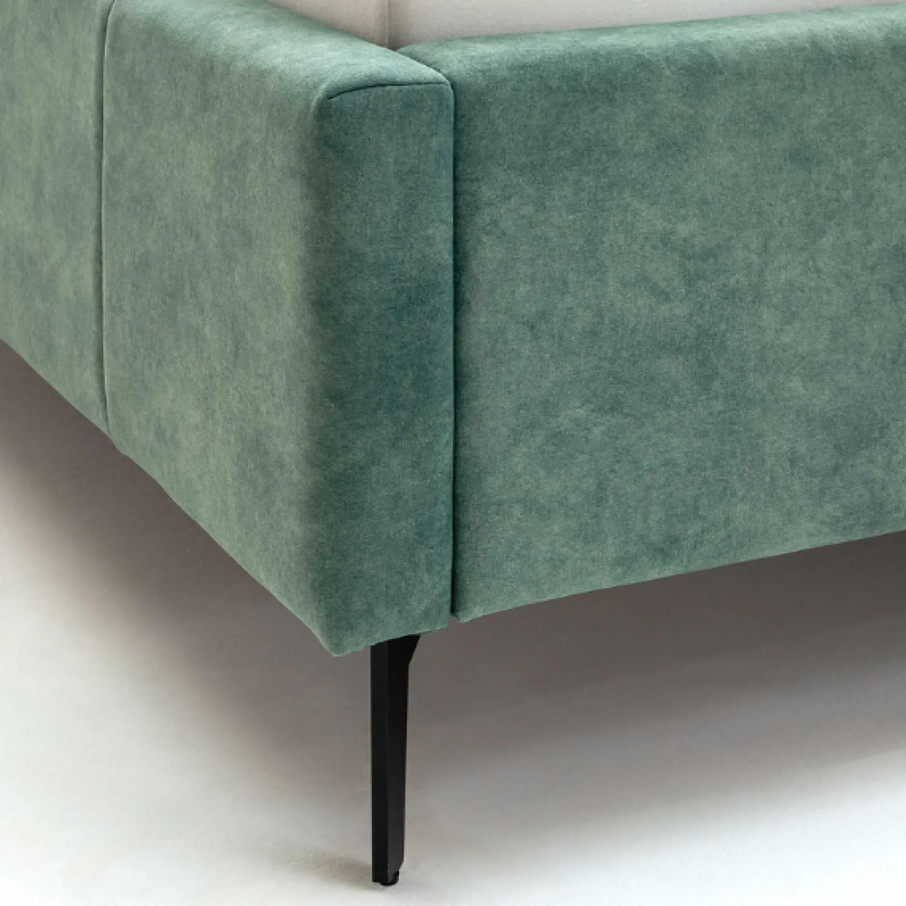 Doppelbett Lizzie 160x200cm mit Stauraum - grün